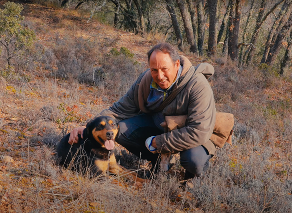 Searching for wild truffles with Alberto Pascual, a Laumont collector with over 30 years of trust