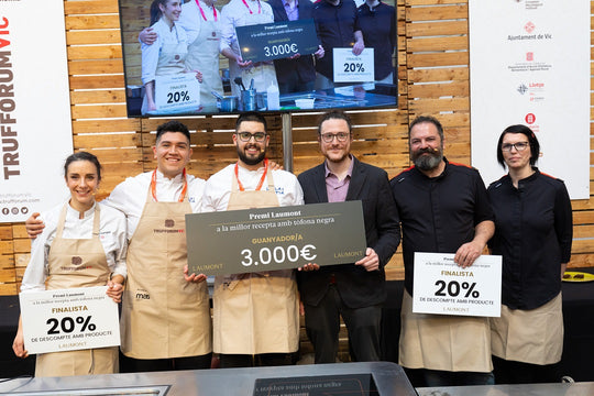Ricardo Pina wins the Laumont Prize for the best black truffle recipe of 2023