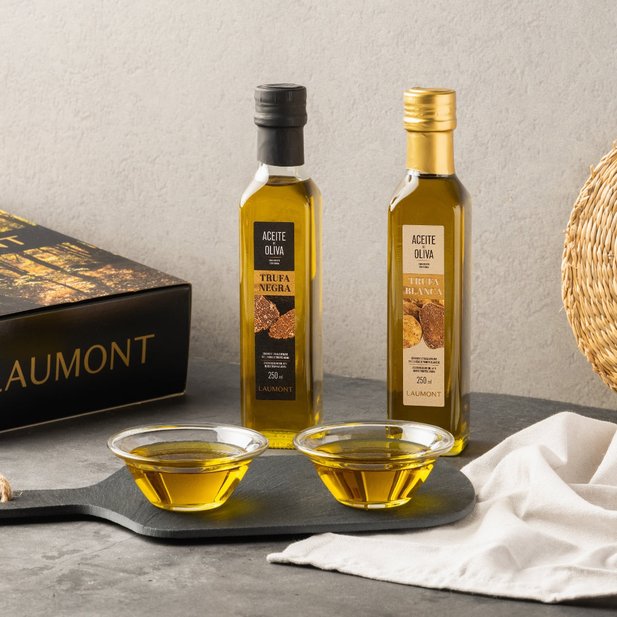 BLACK & WHITE TRUFFLE PACK – Black & White Truffle Flavoured Olive Oils