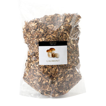 Dried Porcini - Boletus edulis fragments - Europe